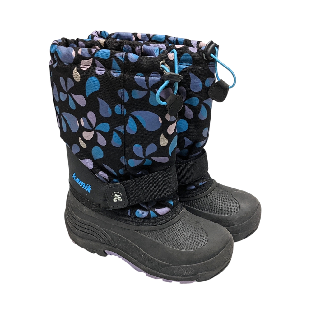 Kamik Girls Insulated Snow Boots Size 1